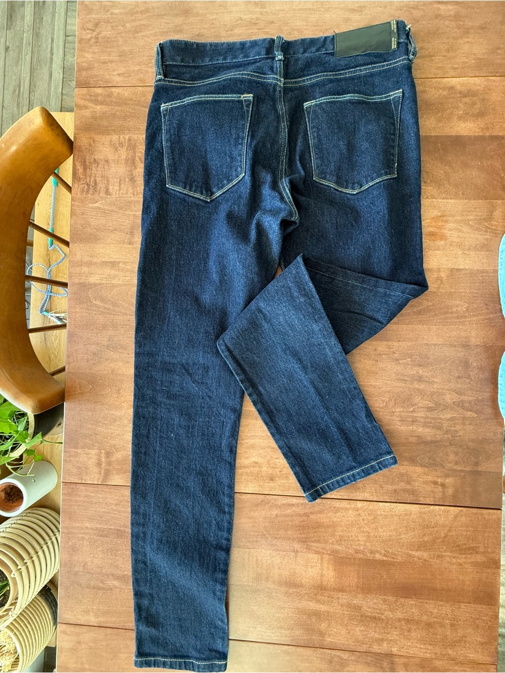 Buck Mason size 33 x 31 Dark Indigo Skinny Jeans